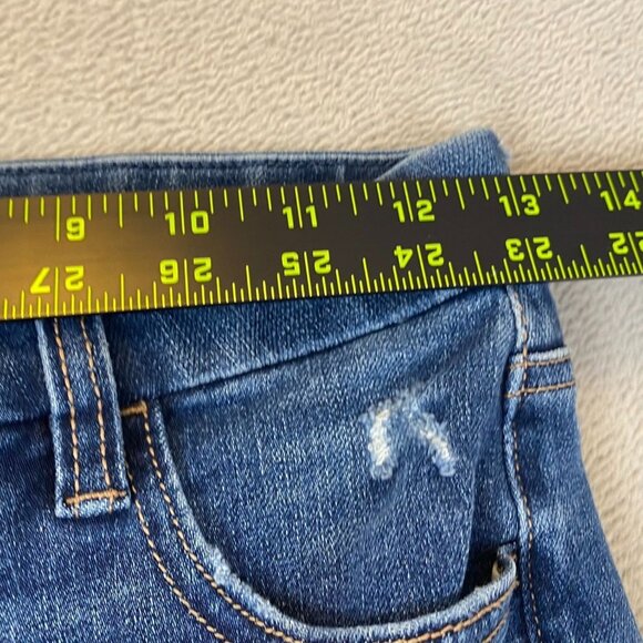 American Eagle Womens Jeans 4 Short Distressed High Rise Skinny Jeggings Blue - Picture 5 of 16